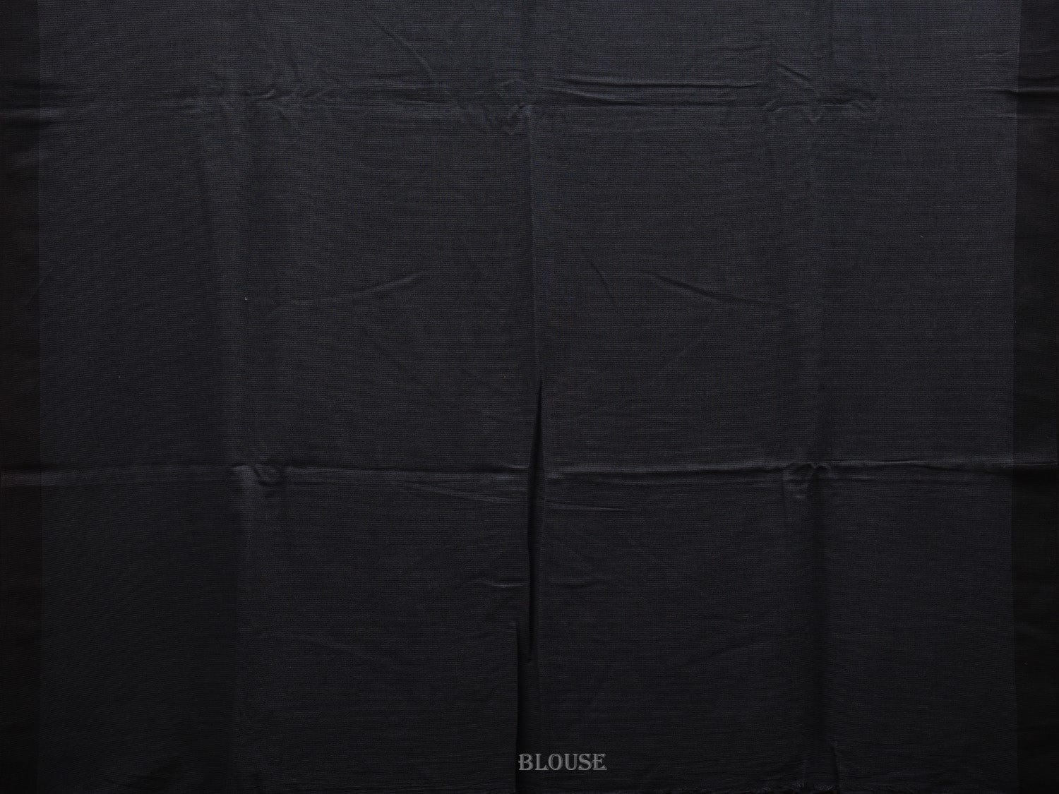 Black Printed Cotton Handloom Saree with Mango Buta and Pallu Design o0313