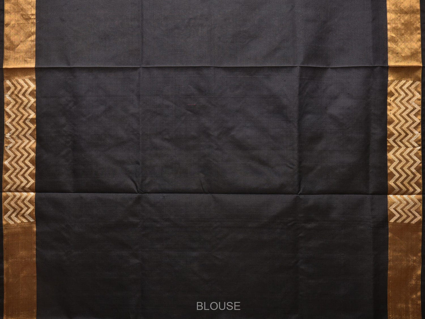 Black Uppada Silk Handloom Saree with All Over Floral Design u2131