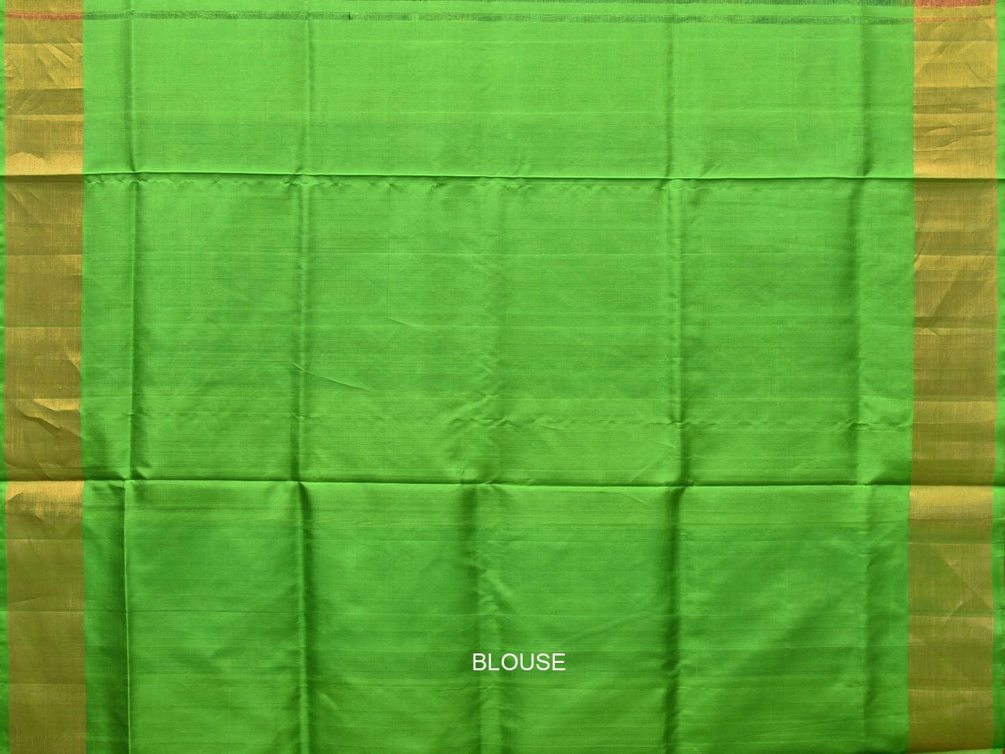 Blue and Green Uppada Silk Handloom Saree with Buta Design u1982