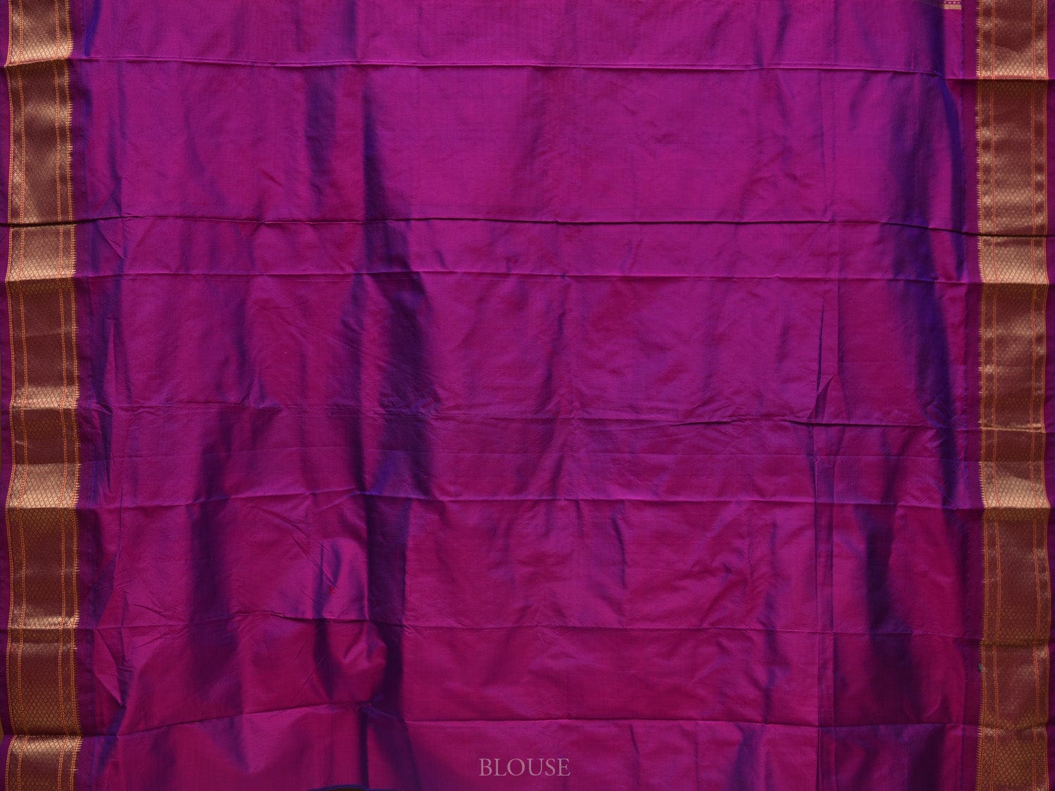 Blue and Purple Paithani Silk Handloom Saree with Pallu Design p0452