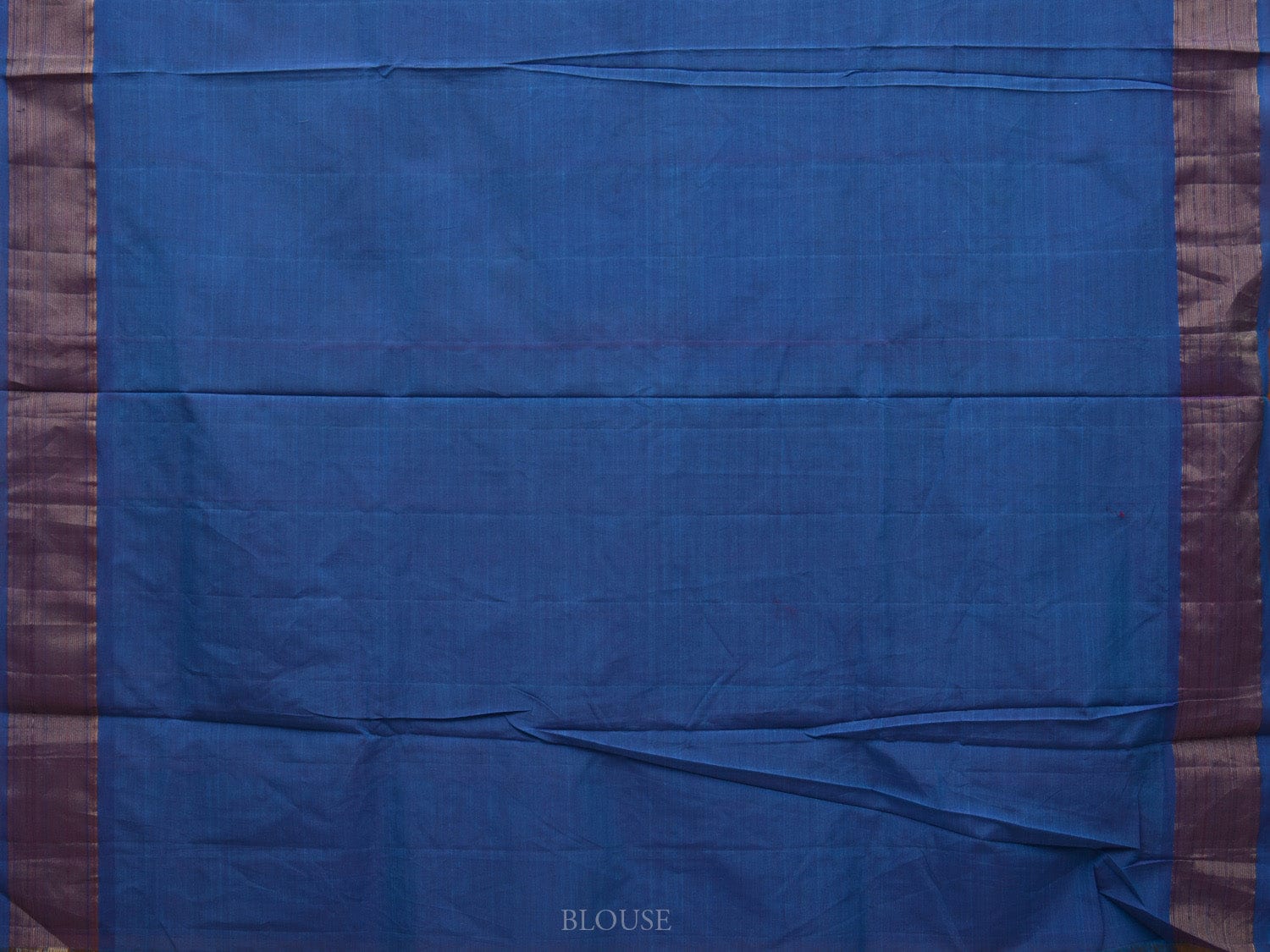Blue Paithani Cotton Handloom Saree with Peacocks Pallu Design p0455