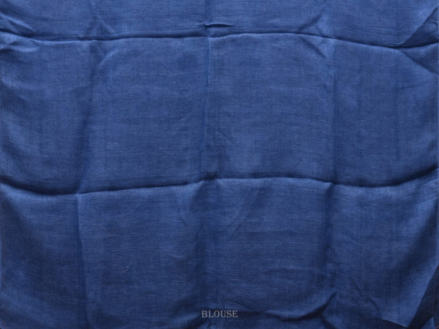 Blue Shibori Linen Saree with All Over and Pallu Design o0312