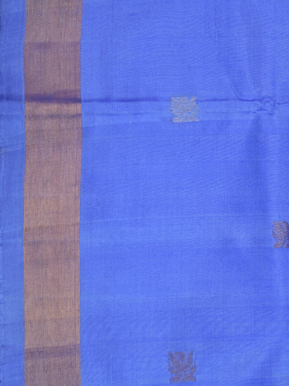 Blue Uppada Silk Handloom Saree with Floral Pallu Design u1896