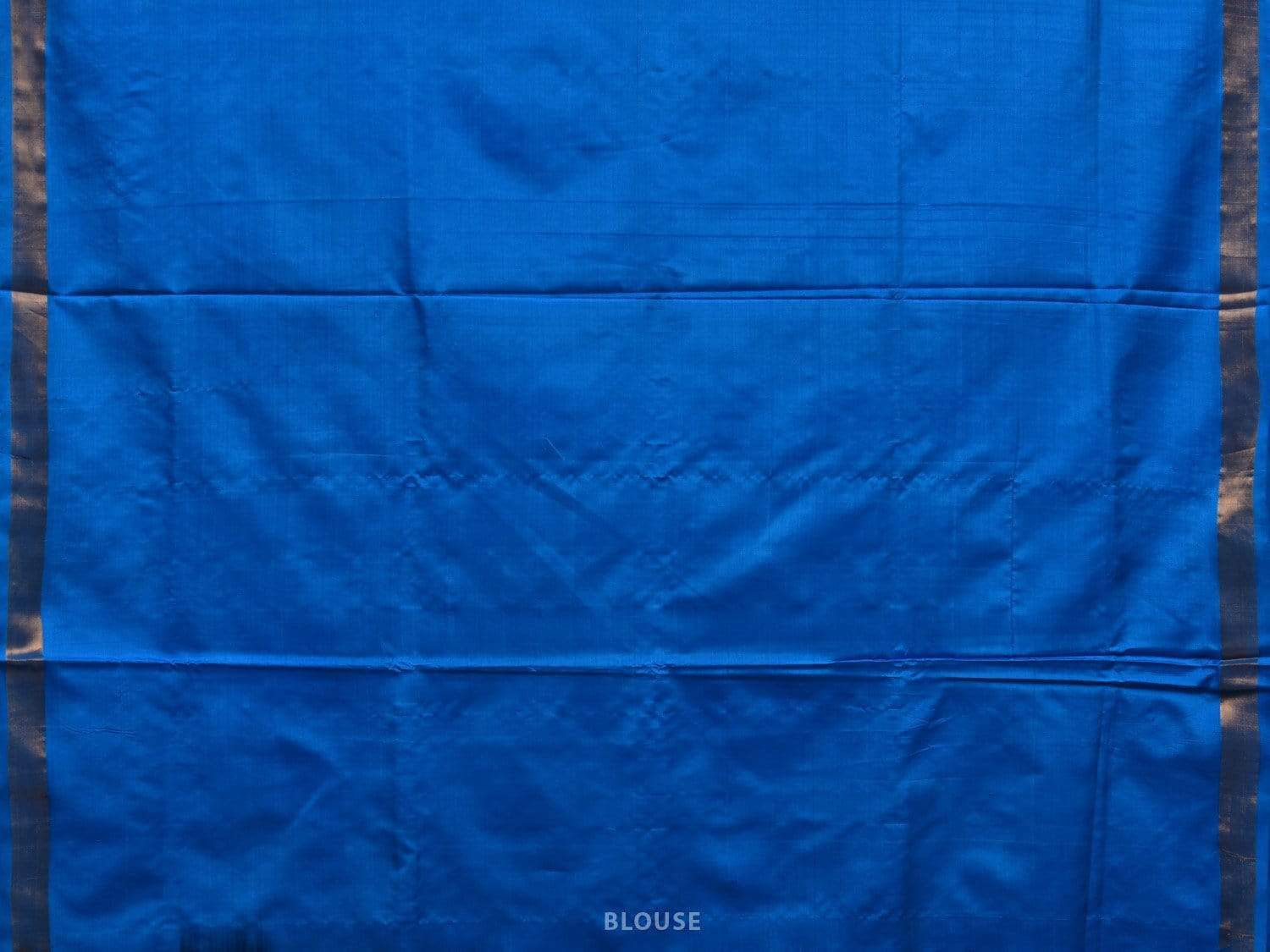 Blue Uppada Silk Handloom Saree with Lotus Border Design u1778