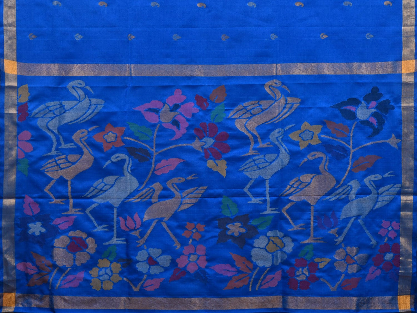 Blue Uppada Silk Handloom Saree with Rich Pallu Design u1939