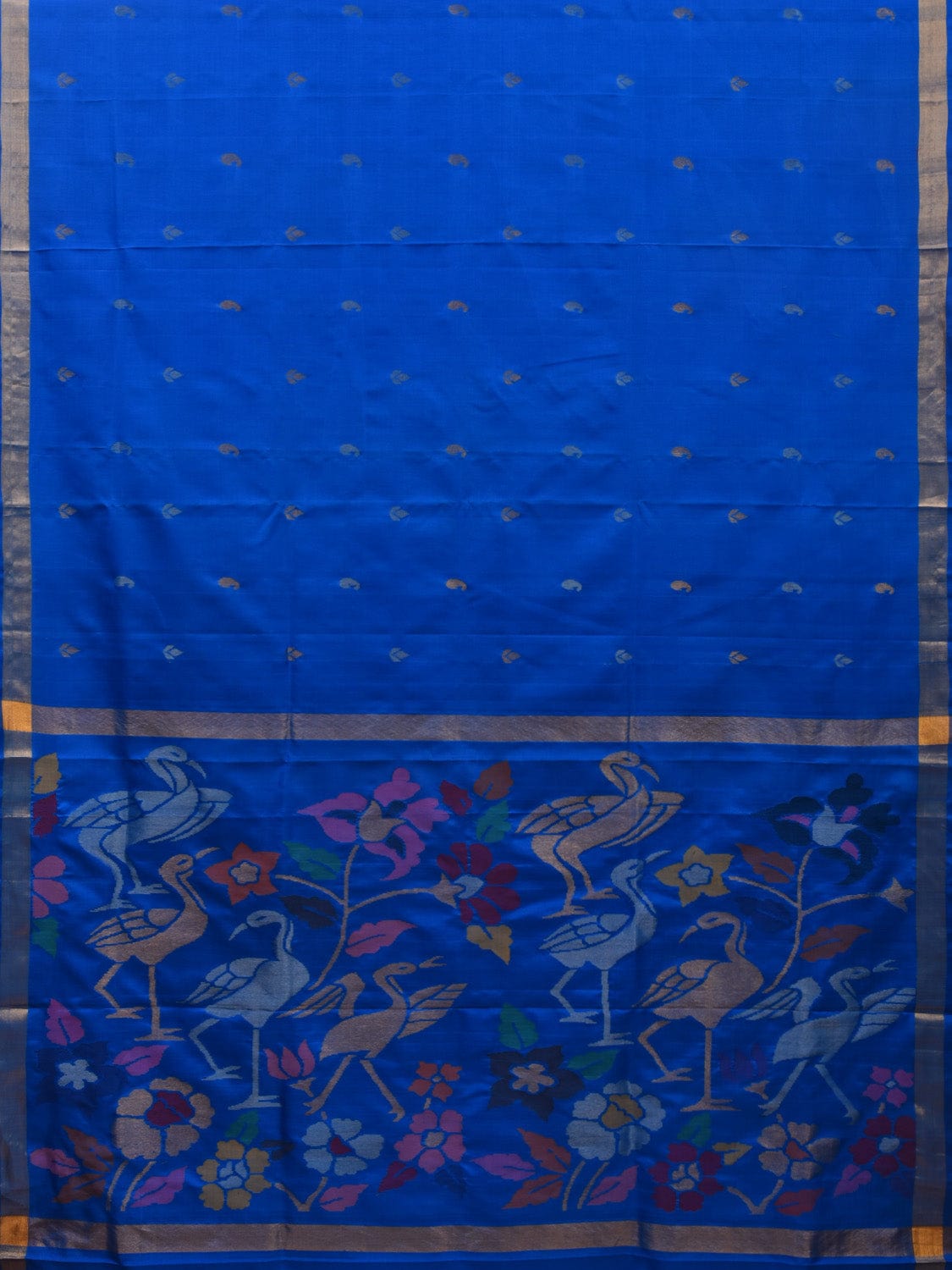 Blue Uppada Silk Handloom Saree with Rich Pallu Design u1939