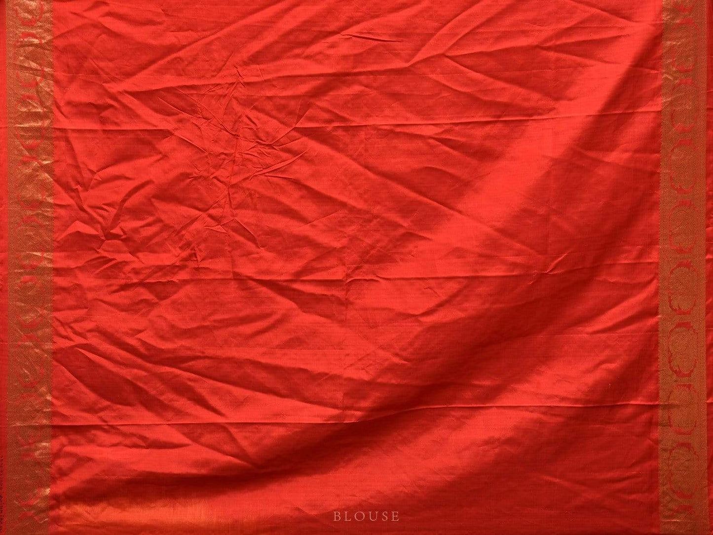 Brown and Red Bandhani Gadwal Silk Handloom Saree with Mango Buta Design bn0160