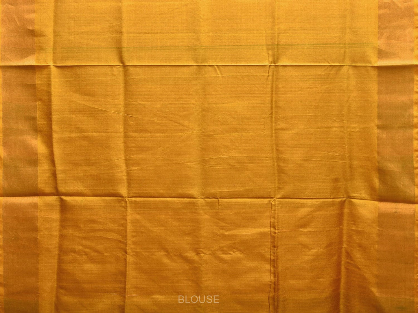 Brown and Yellow Uppada Plain Silk Handloom Saree with Buta and Contrast Pallu Design u2240