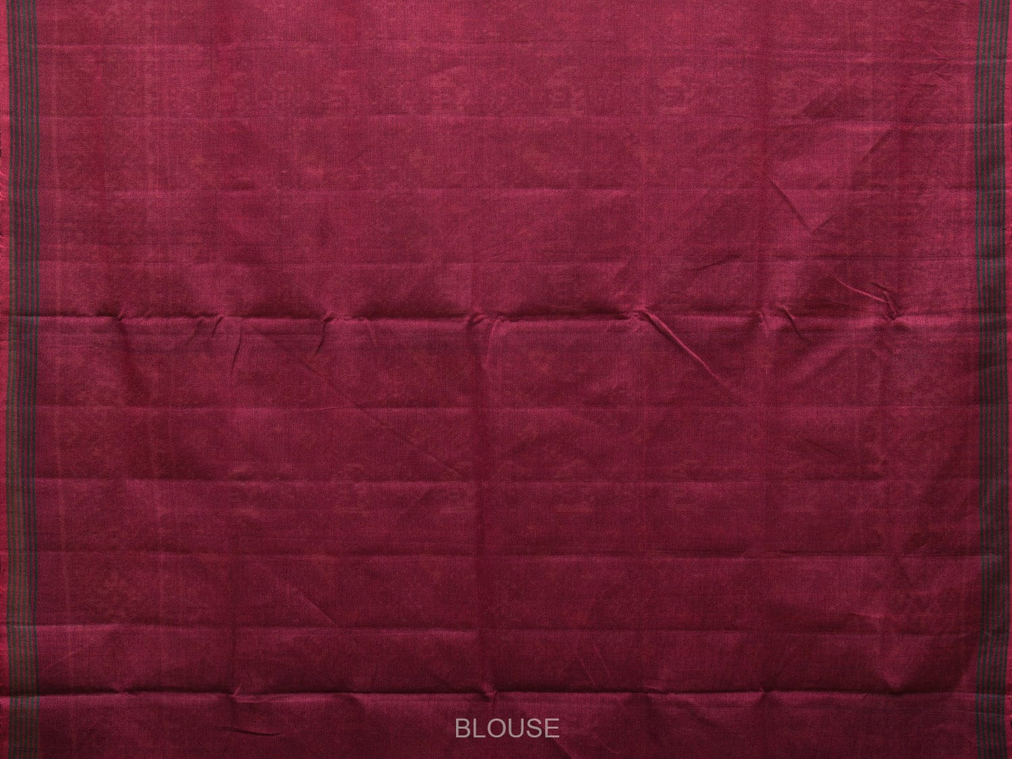 Brown Ikat Cotton Handloom Saree with Elephant and Bird Design i0815