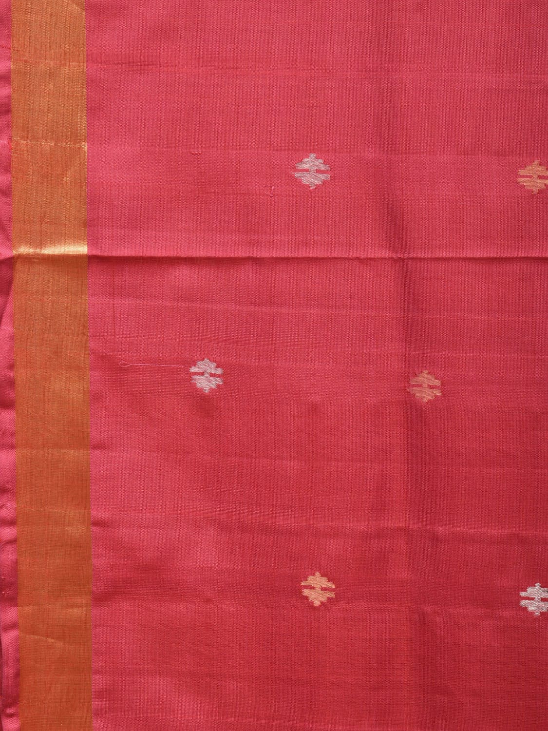 Burgundy Uppada Silk Handloom Saree with Jamdani Pallu Design u2186