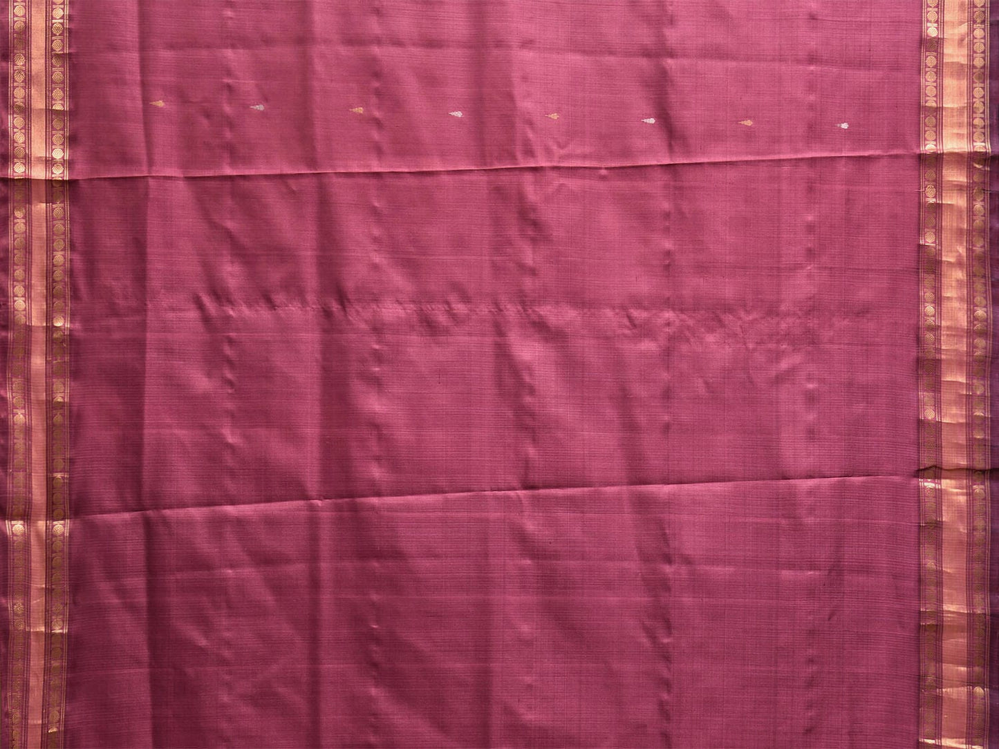 Burgundy Uppada Silk Handloom Saree with Karpur Pallu Design u2342