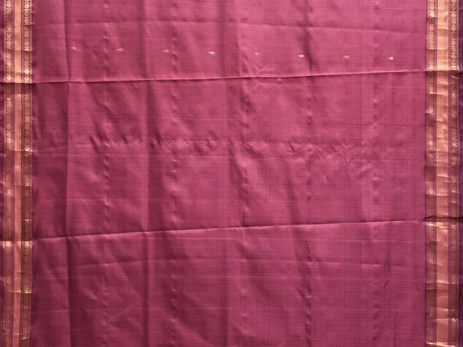 Burgundy Uppada Silk Handloom Saree with Karpur Pallu Design u2342
