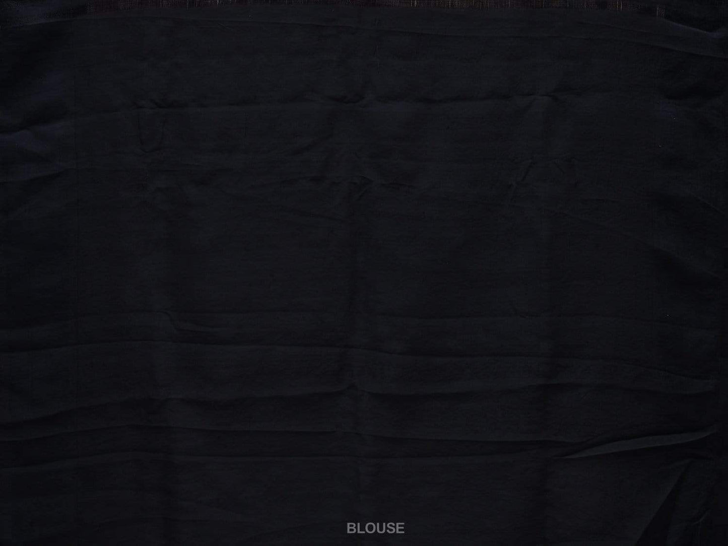 Cream and Black Kalamkari Hand Painted Gadwal Silk Handloom Saree with Floral Design KL0558