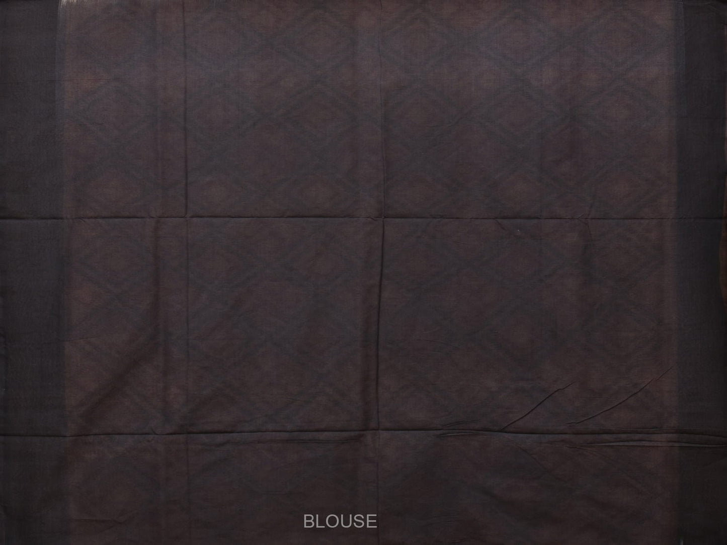 Cream and Black Pochampally Ikat Cotton Handloom Saree with All Over Grill and Peacock Pallu Design i0789