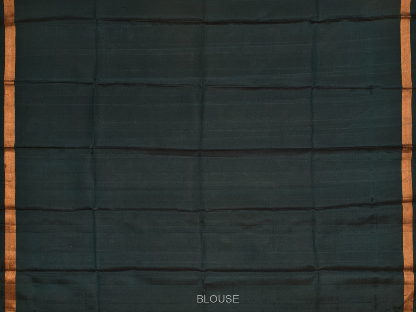 Cream and Dark Green Uppada Silk Handloom Saree with Buta and Ikat Border Design u2100