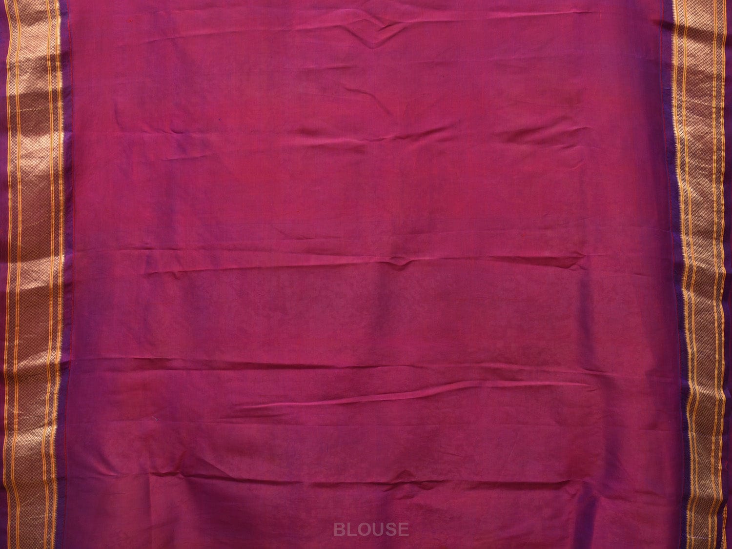 Cream and Purple Kalamkari Hand Painted Paithani Silk Handloom Saree with Deers and Floral Design KL0737