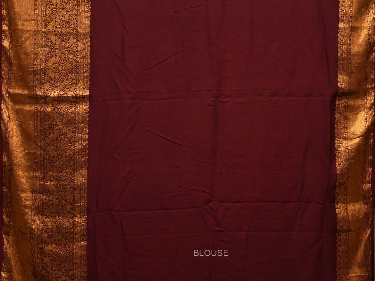 Cream Kalamkari Hand Painted Kanchipuram Silk Handloom Saree with Dashavatar Design KL0713