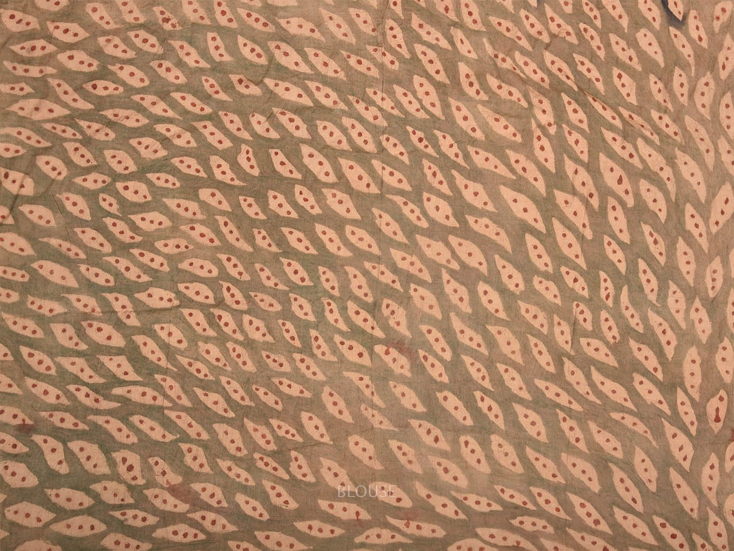 Cream Kalamkari Hand Painted Tussar Handloom Saree with All Over Floral Design KL0795