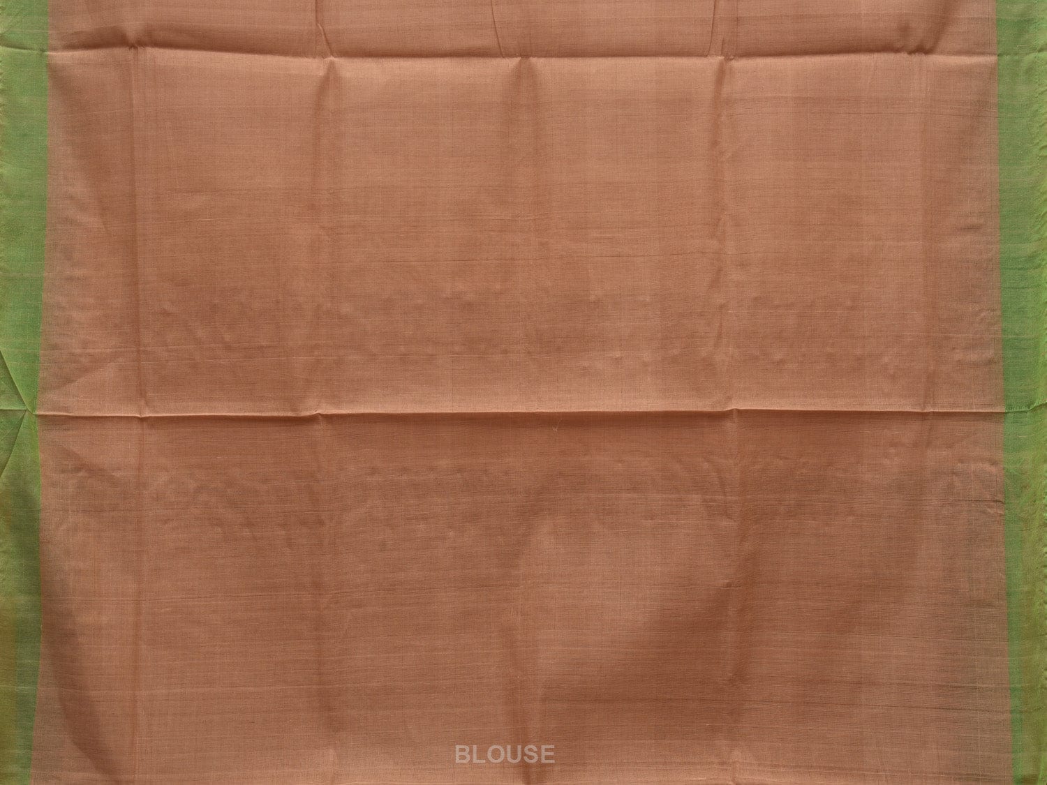 Cream Khadi Cotton Handloom Plain Saree with Temple Border Design kh0578