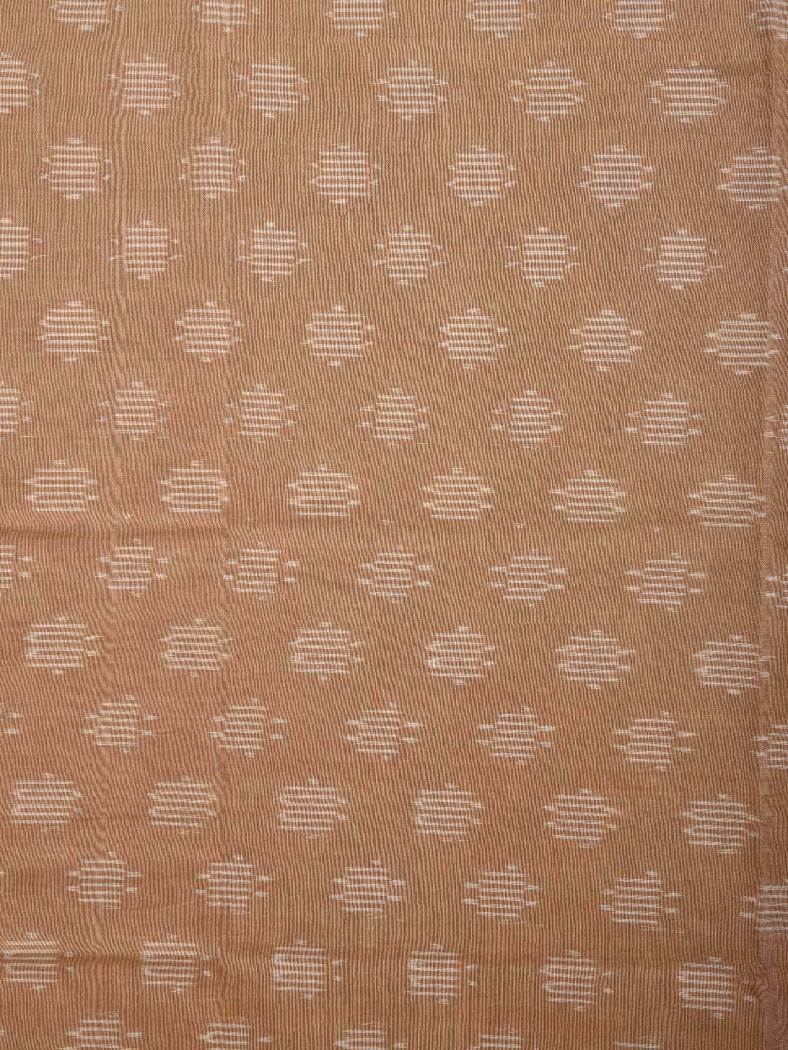 Cream Pochampally Ikat Cotton Handloom Blouse with Buta Design Length 1mt Width 44 Inches BL0142