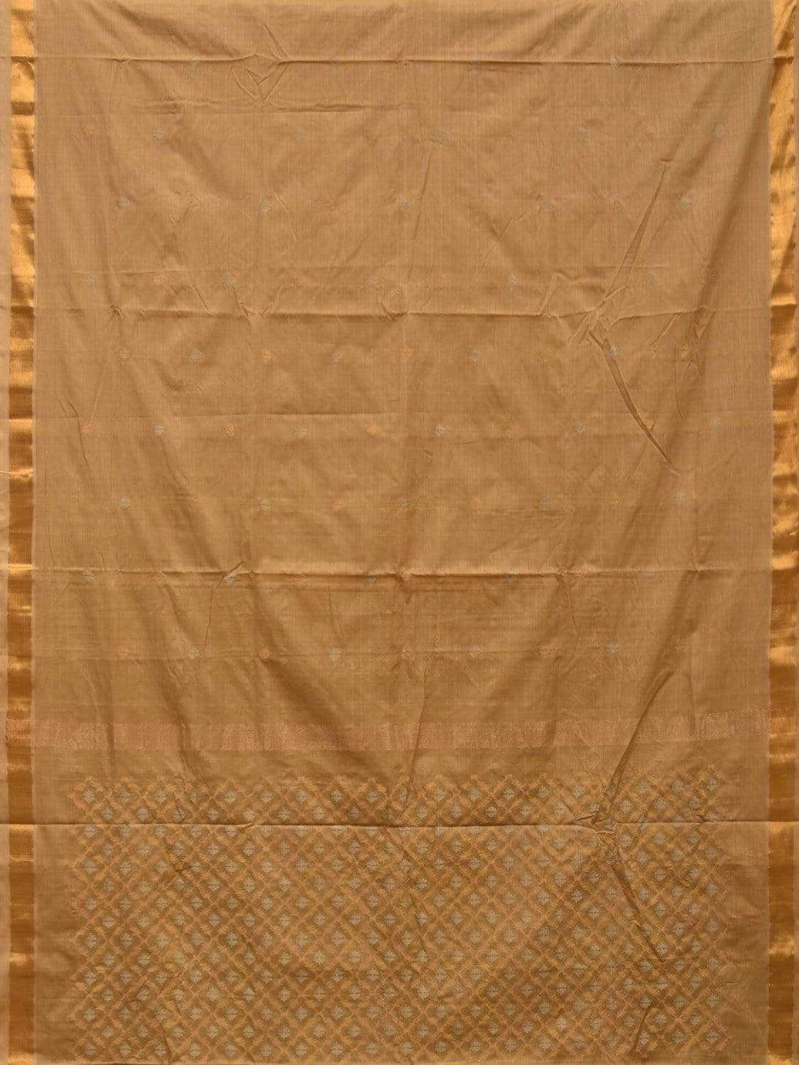 Cream Uppada Cotton Handloom Saree with Jamdani Pallu Design u1776