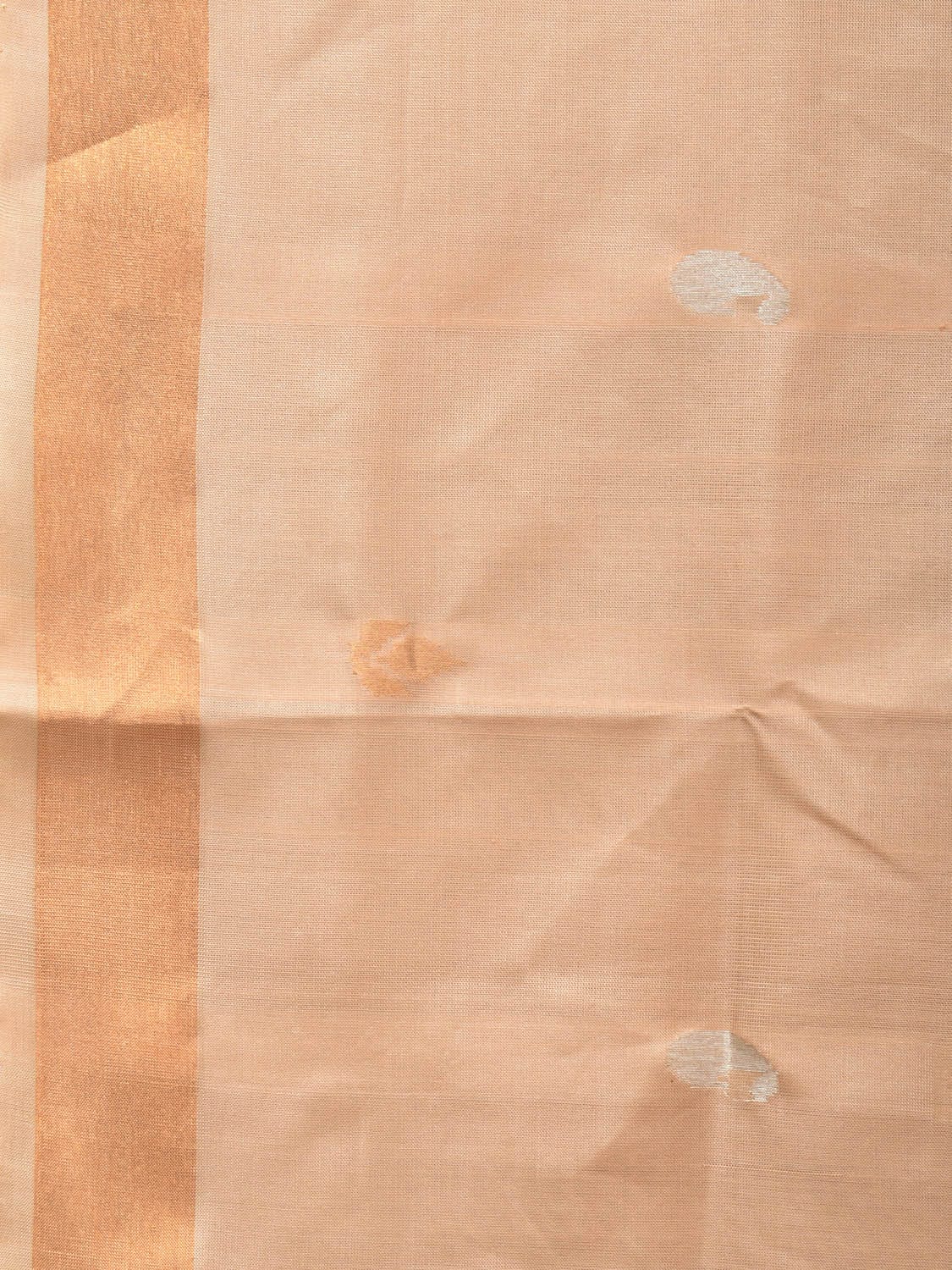 Cream Uppada Silk Handloom Saree with Floral and Birds Pallu Design u2016