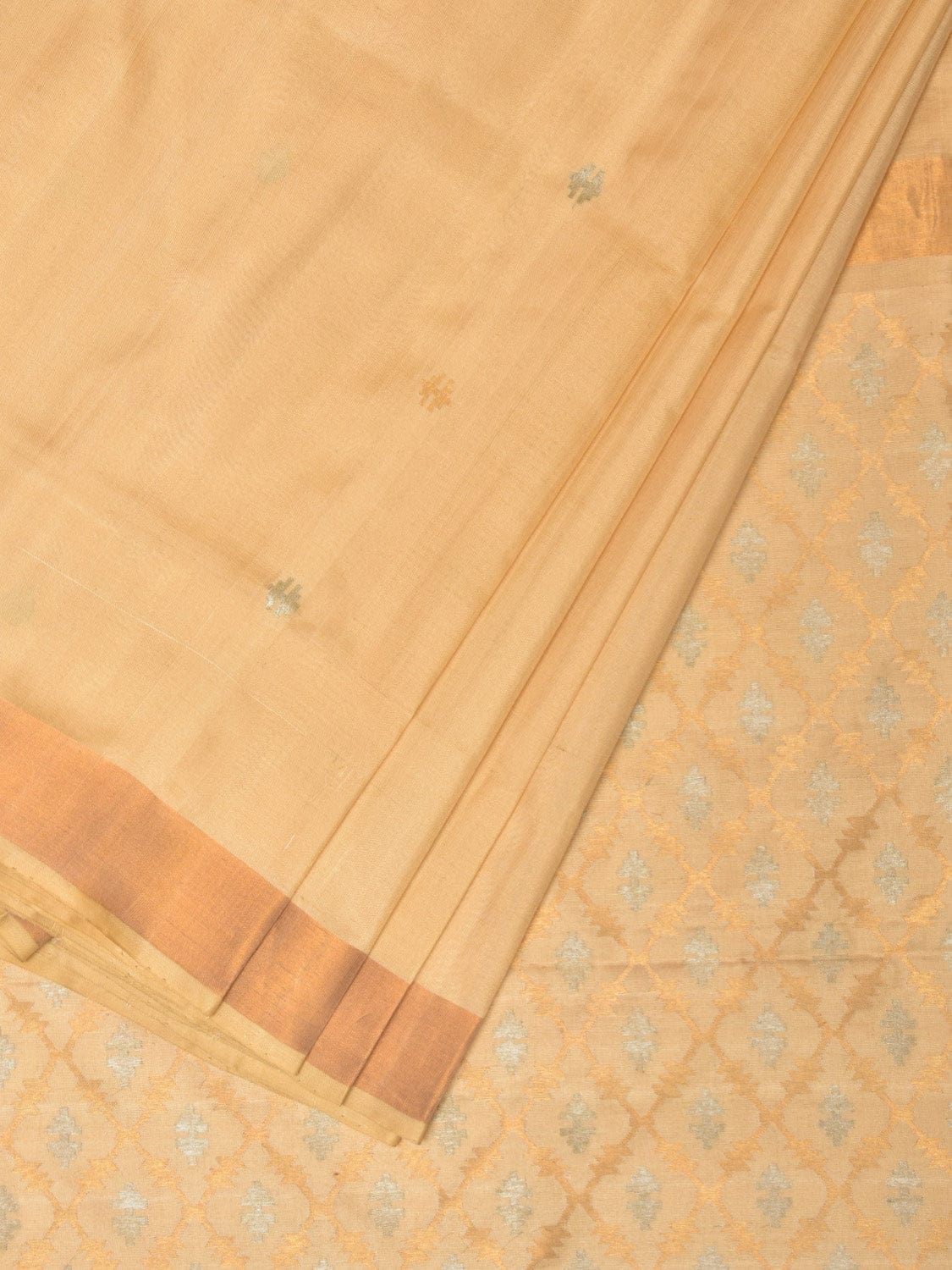 Cream Uppada Silk Handloom Saree with Jamdani Pallu Design u2106