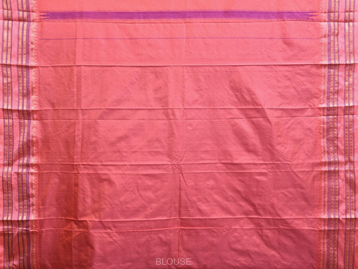 Dark Blue and Baby Pink Narayanpet Silk Handloom Saree with Checks Design np0939