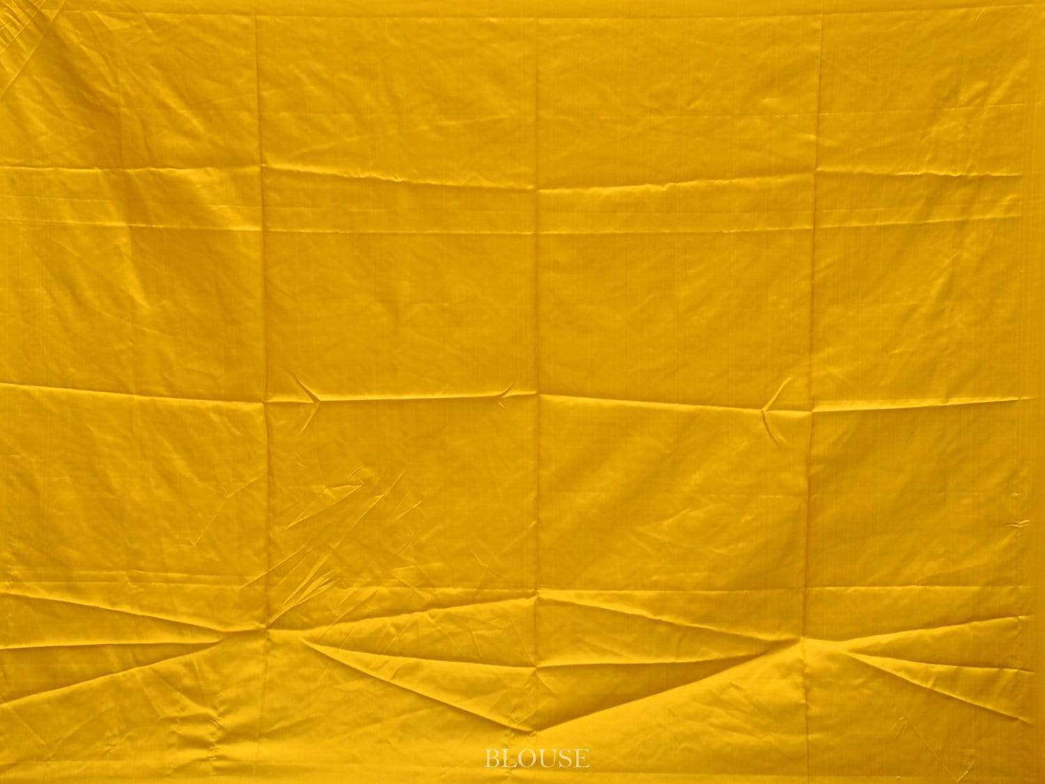 Dark Blue and Yellow Bandhani Kanchipuram Silk Handloom Saree with Tree Buta Design bn0205