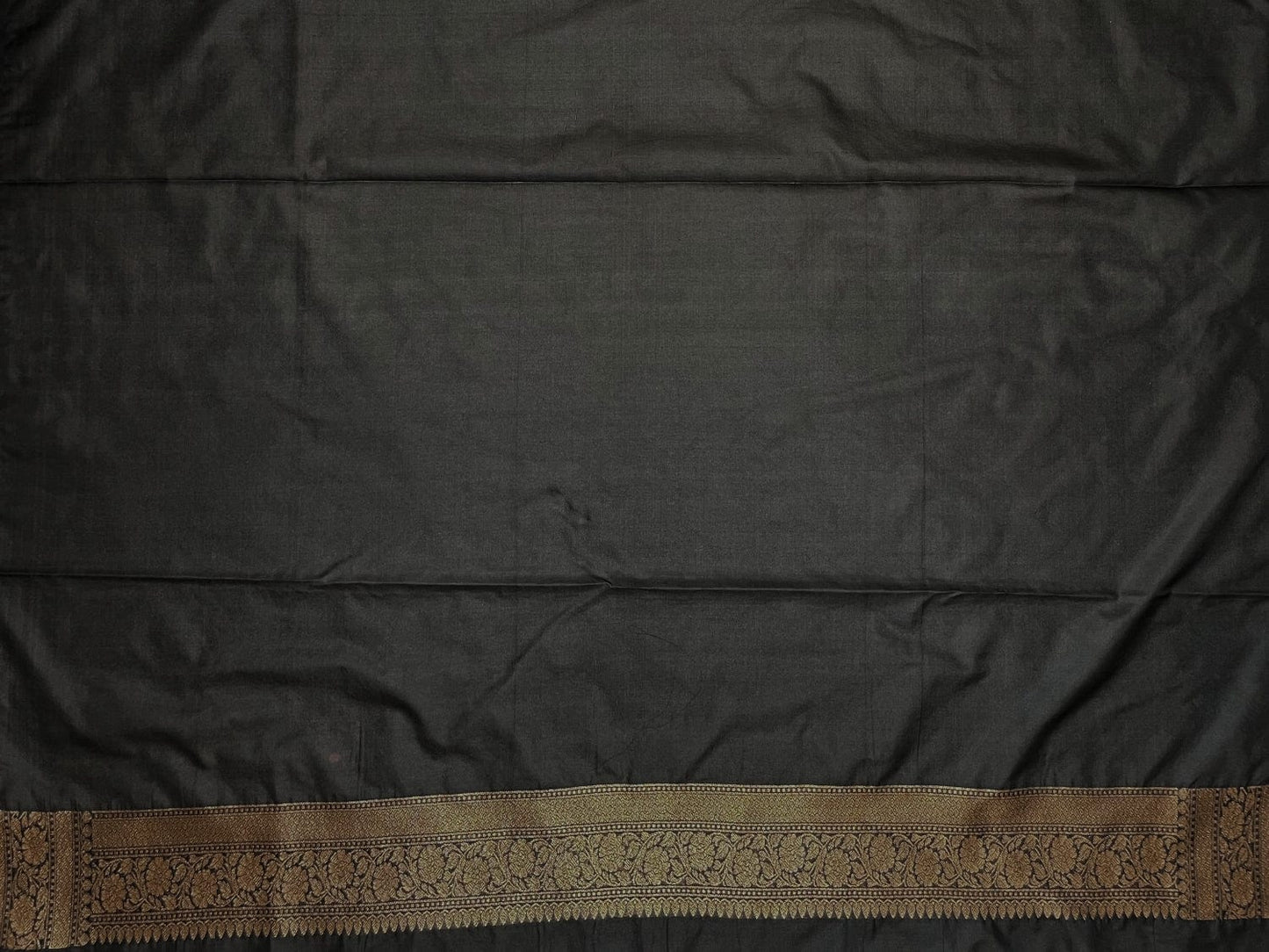 Dark Blue Antique Zari Banaras Katan Intricate Allover Brocade Saree with   Border and Pallu Design b0309ds