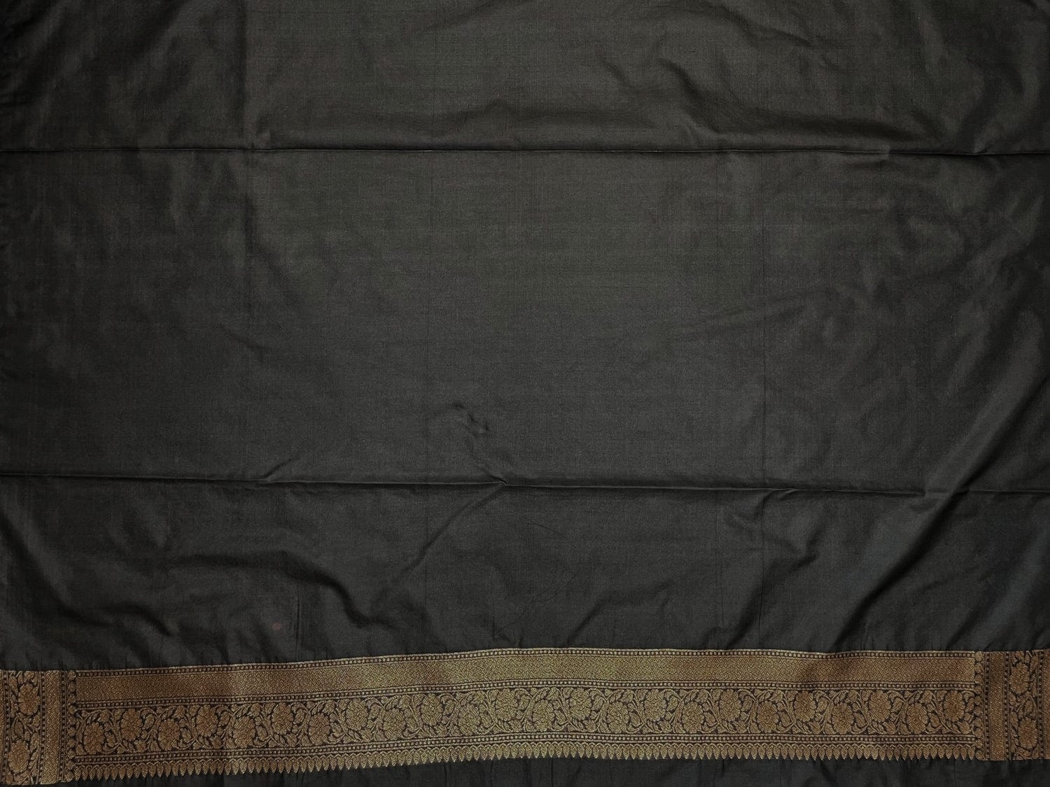 Dark Blue Antique Zari Banaras Katan Intricate Allover Brocade Saree with   Border and Pallu Design b0309ds