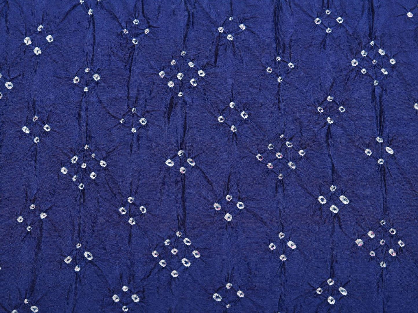Dark Blue Bandhani Silk Handloom Stole with Mango Embroidary Design ds2967