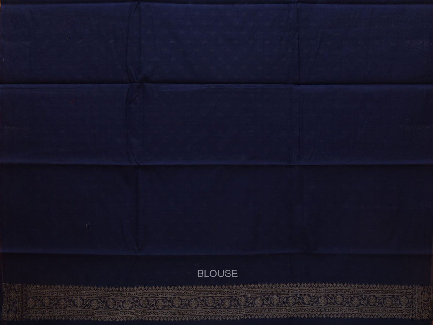 Dark Blue Cut Work Sico Cotton Saree with All Over Banaras Design o0381