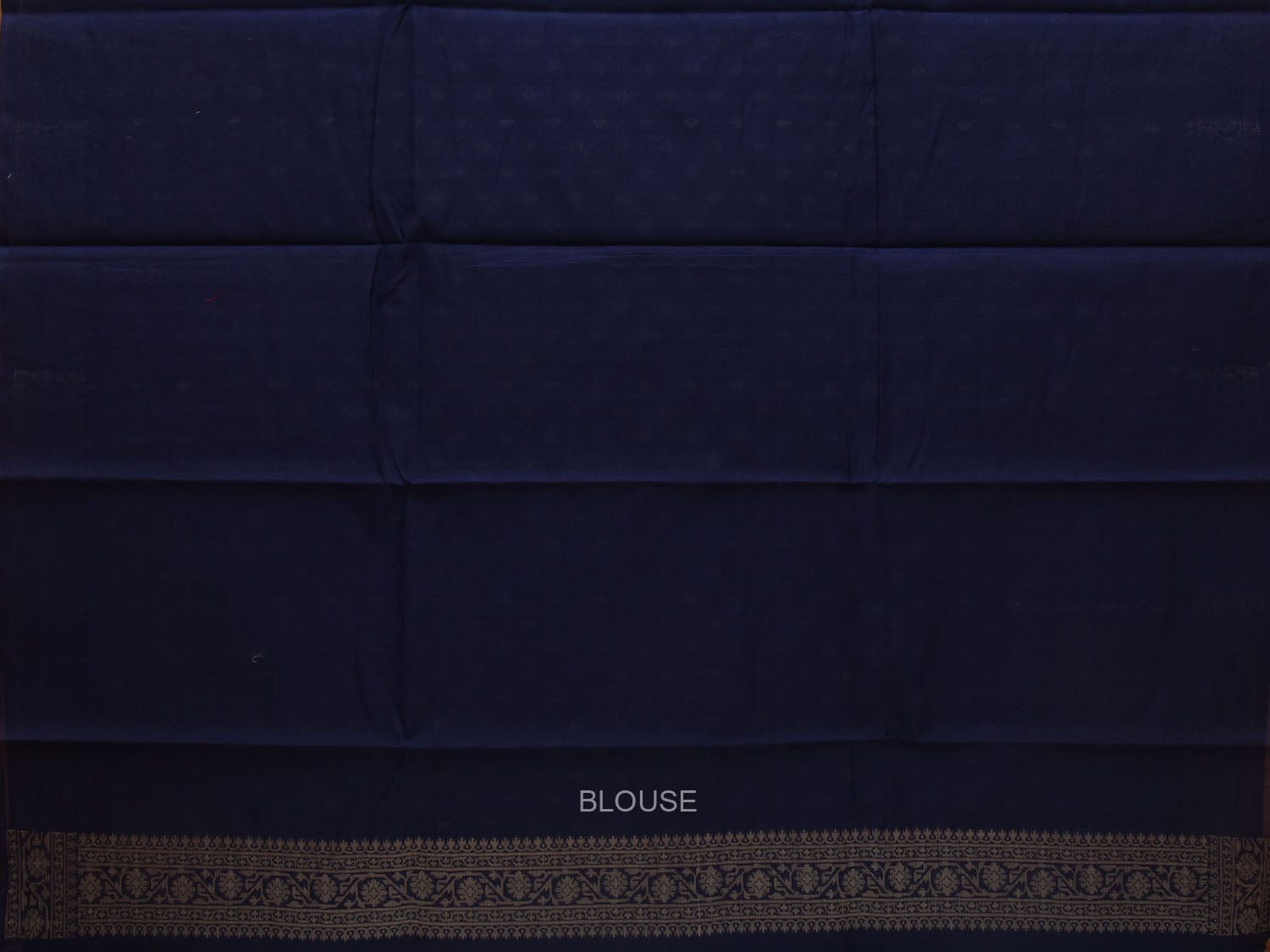 Dark Blue Cut Work Sico Cotton Saree with All Over Banaras Design o0381