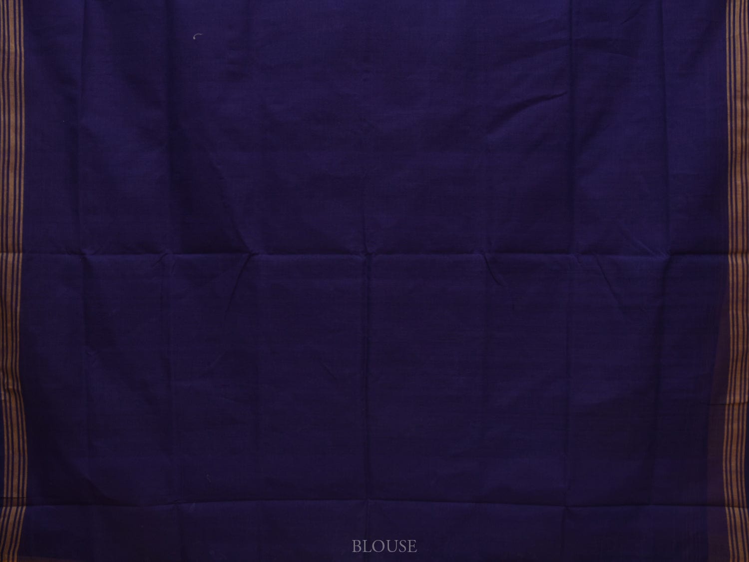 Dark Blue Ikat Cotton Handloom Saree with All Over Design i0711