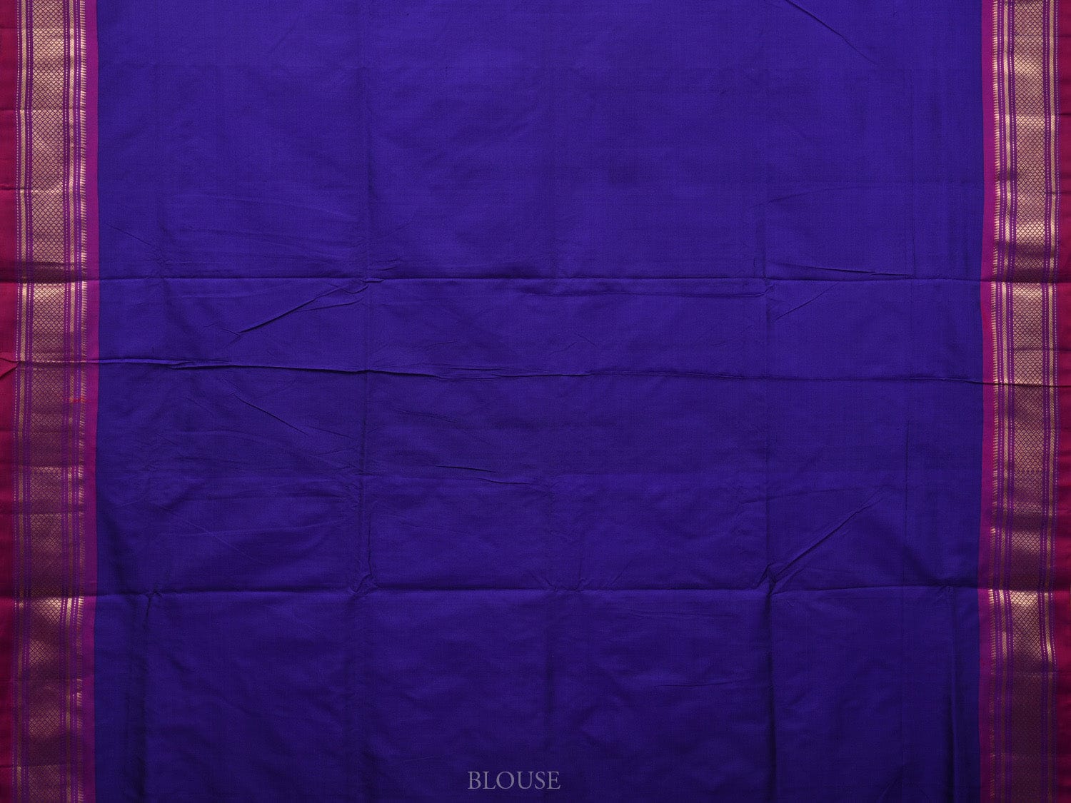 Dark Blue Paithani Silk Handloom Saree with Peacocks and Parrots Pallu Design p0462