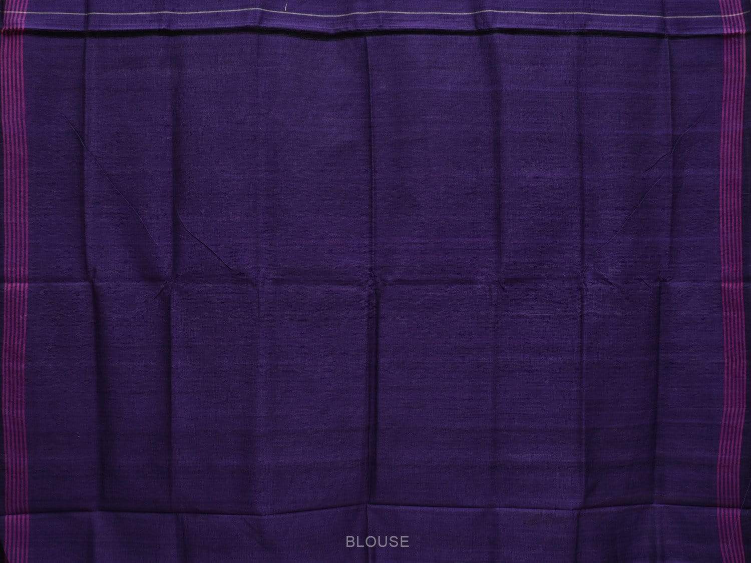 Dark Blue Pochampally Ikat Cotton Handloom Saree with All Over Body Design i0632