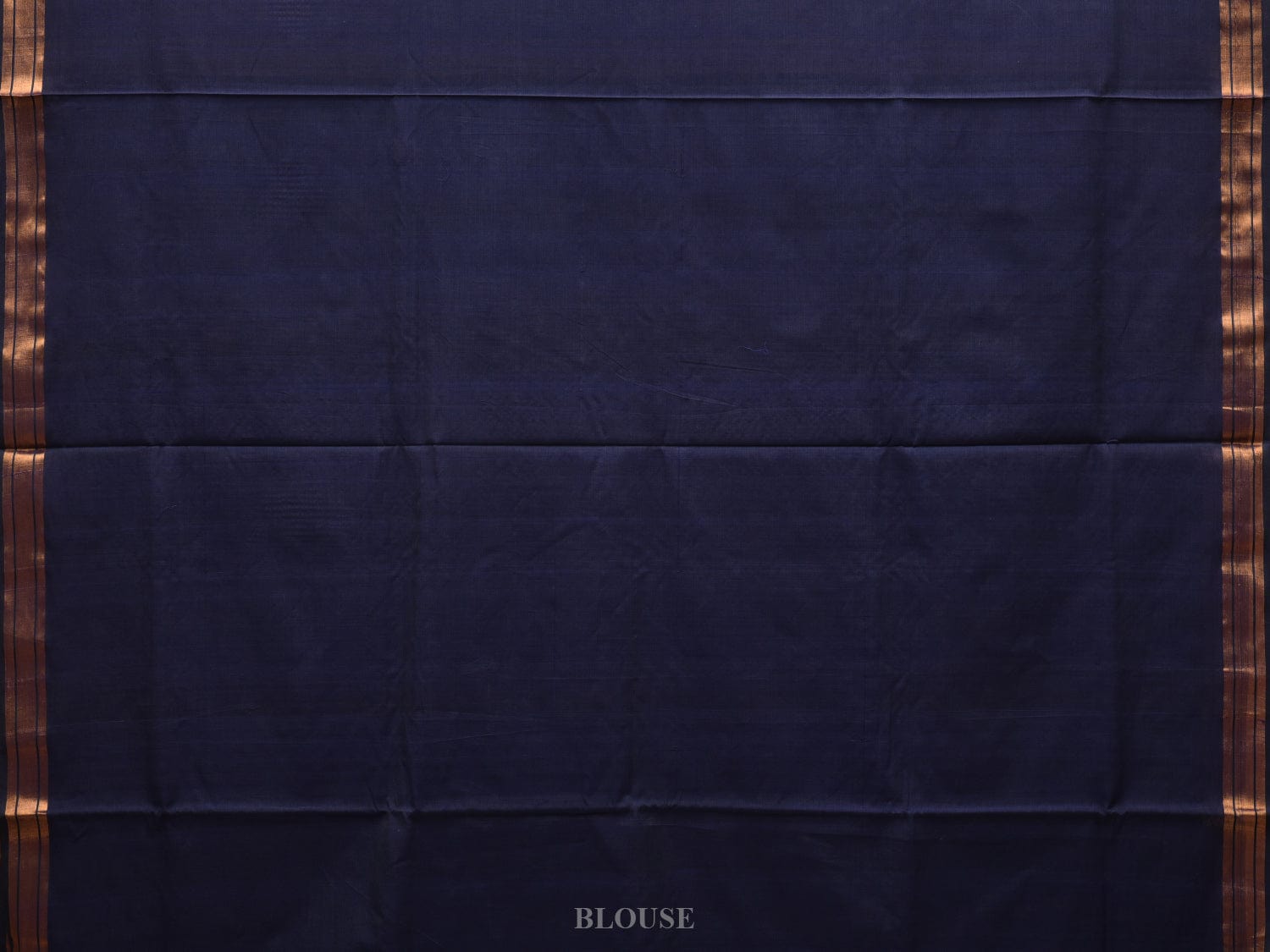 Dark Blue Uppada Cotton Handloom Saree with Mango Pallu Design u1872