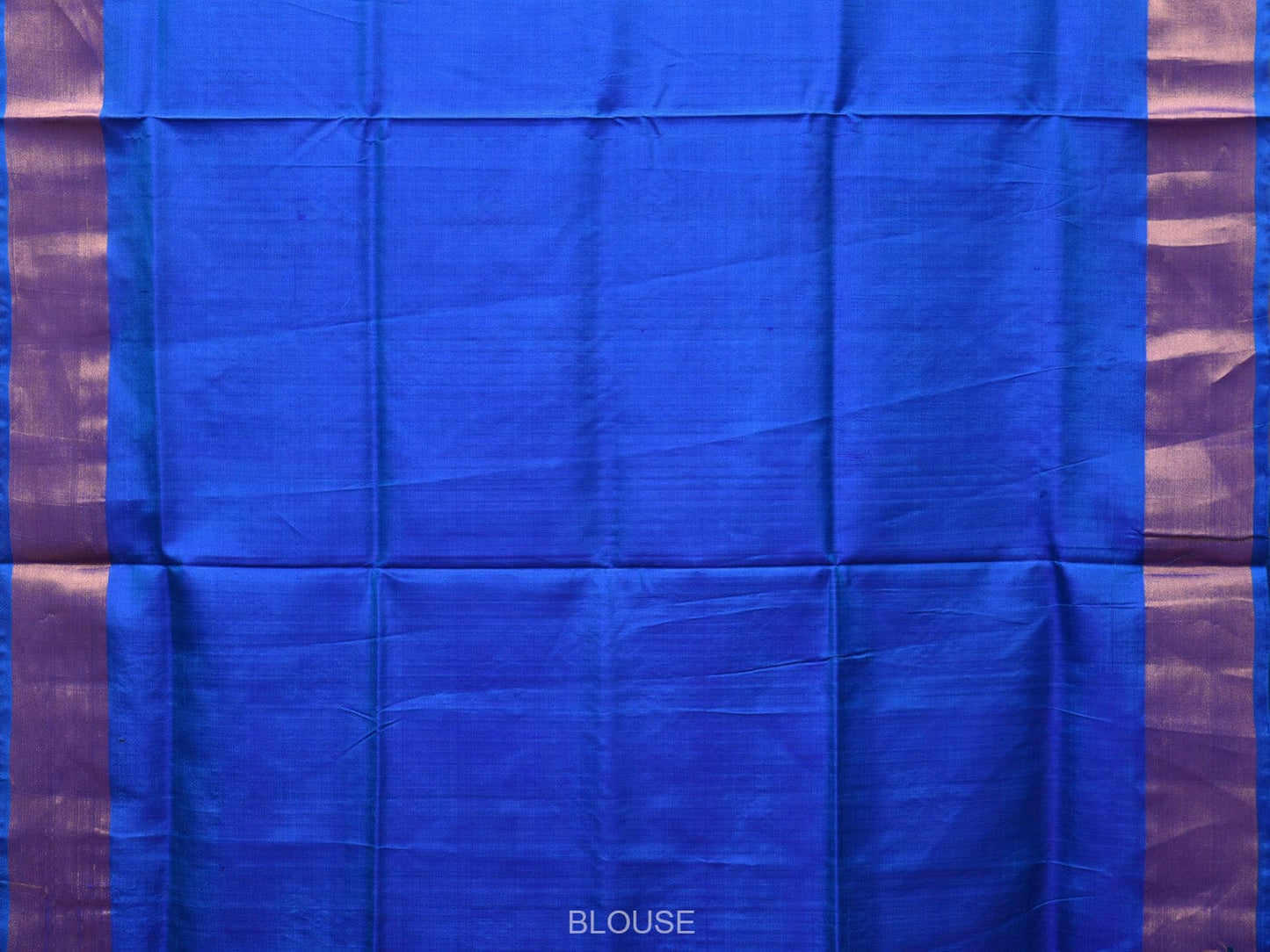 Dark Blue Uppada Silk Handloom Saree with Body Buta and Checks Design u2203