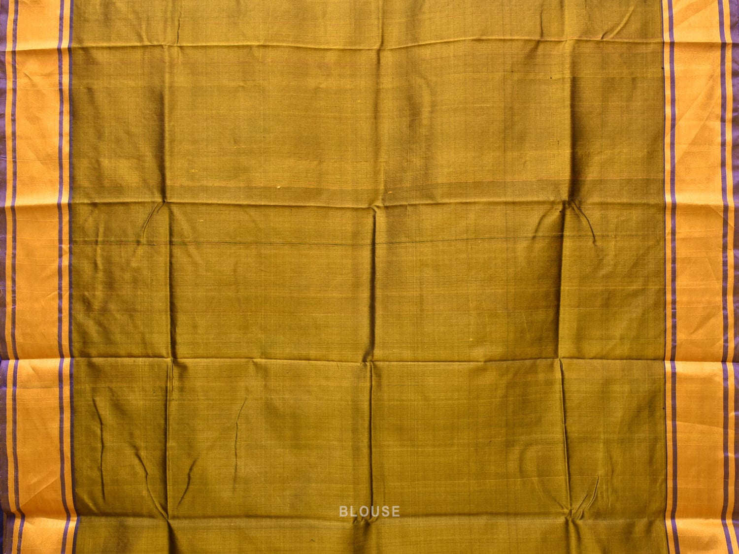 Dark Green and Olive Uppada Silk Handloom Saree with Buta Design u2006