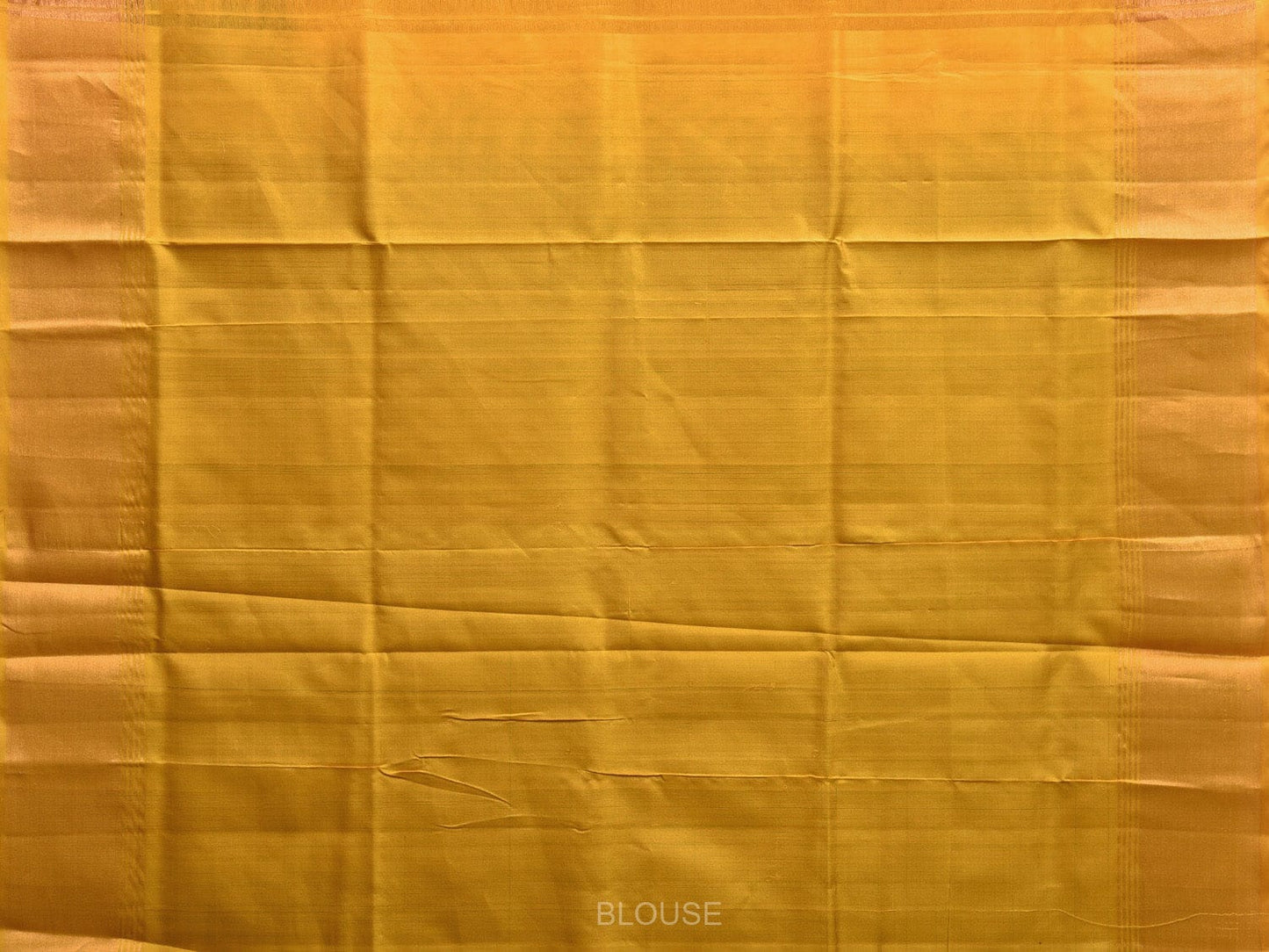 Dark Green and Yellow Uppada Plain Silk Handloom Saree with Contrast Pallu Design u2236