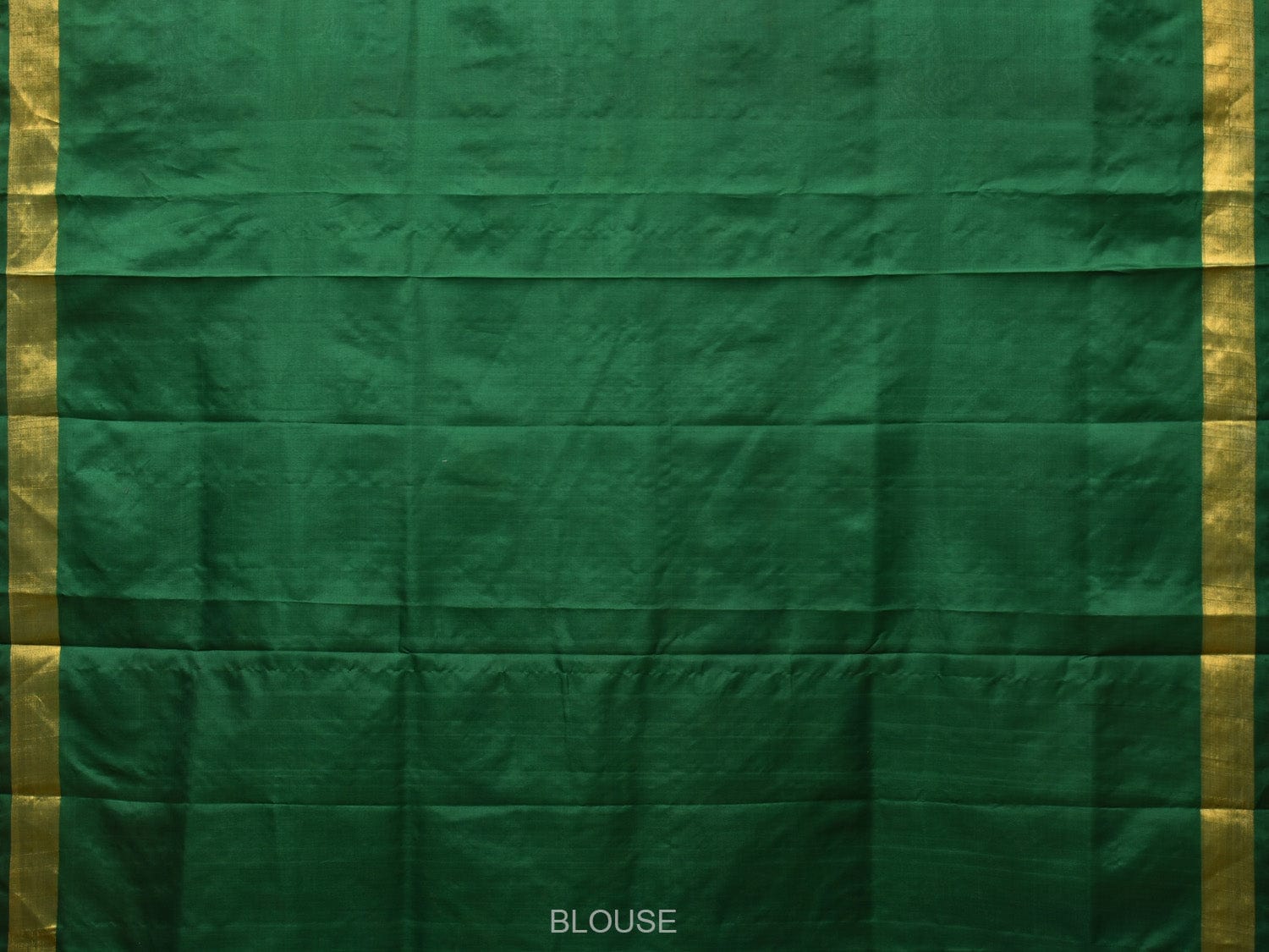 Dark Green Uppada Silk Handloom Saree with All Over Lotus and Birds Design u2185