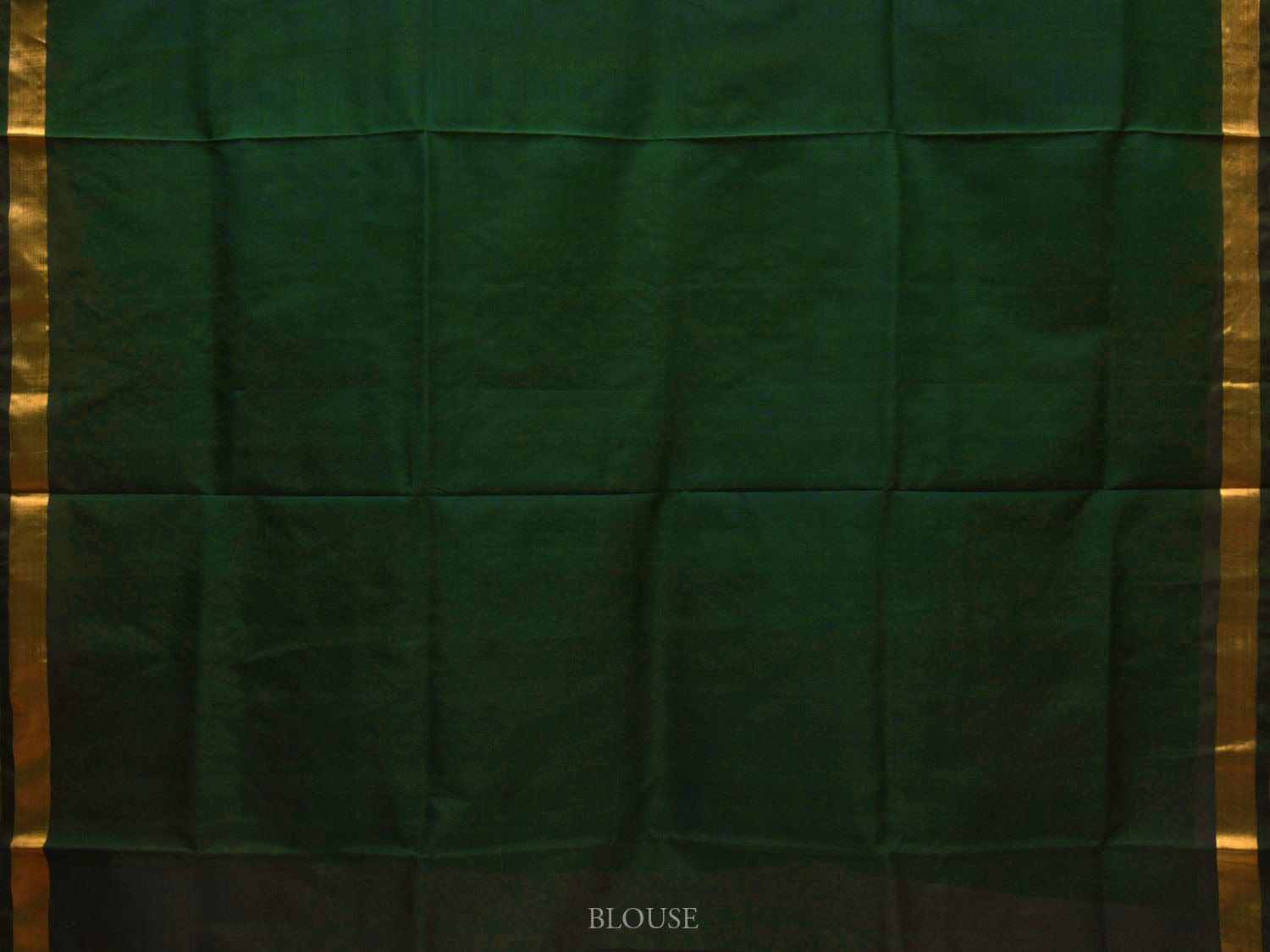 Dark Green Uppada Silk Handloom Saree with Birds Pallu Design u2316