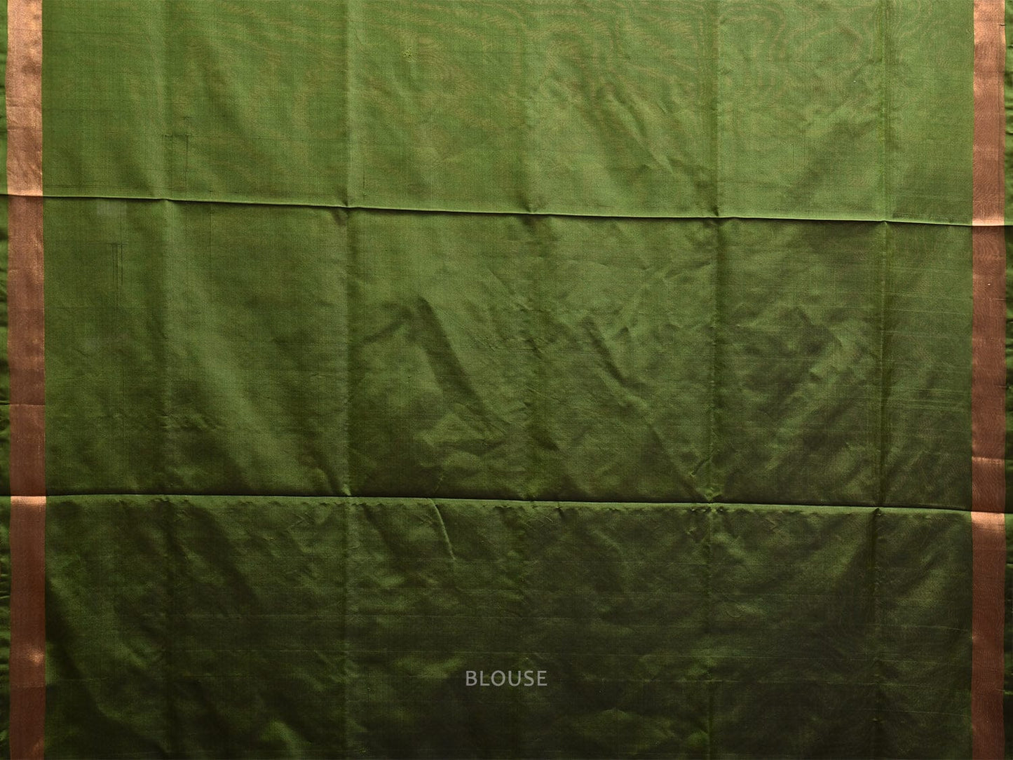 Dark Green Uppada Silk Handloom Saree with Floral and Birds Design u2340