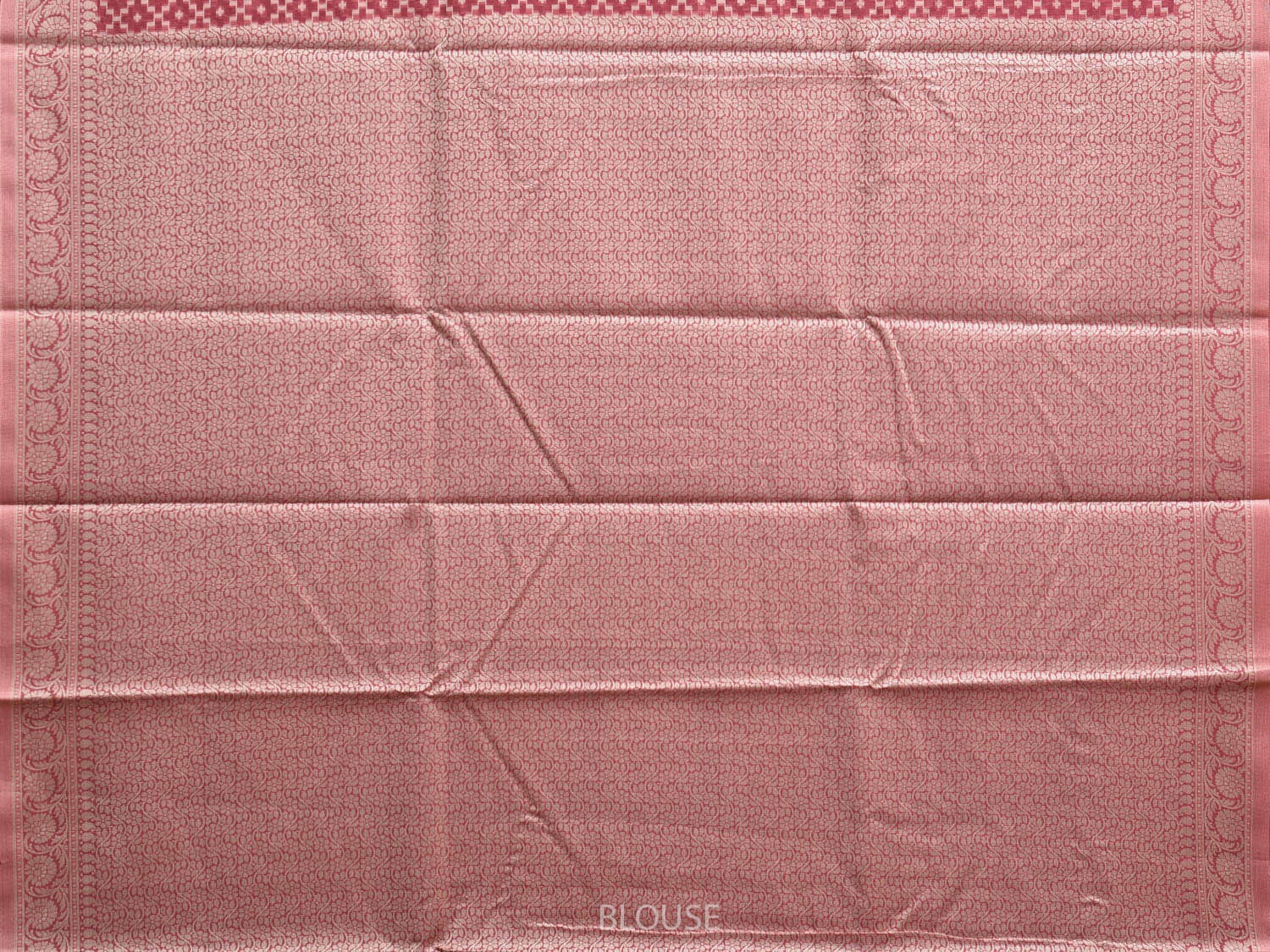 Dark Pink Dhakai Jamdani Cotton Viscose Saree with Grill and Mango Pallu Design dj0078