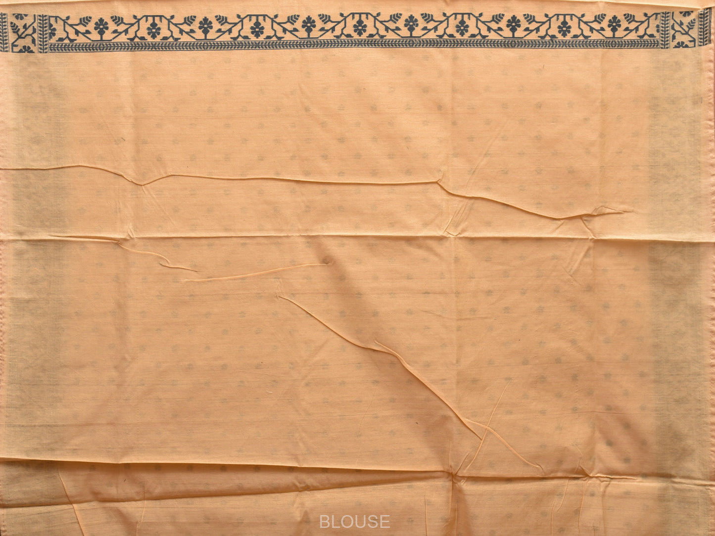 Light Yellow Dhakai Jamdani Cotton Saree with Border and Pallu Design dj0005