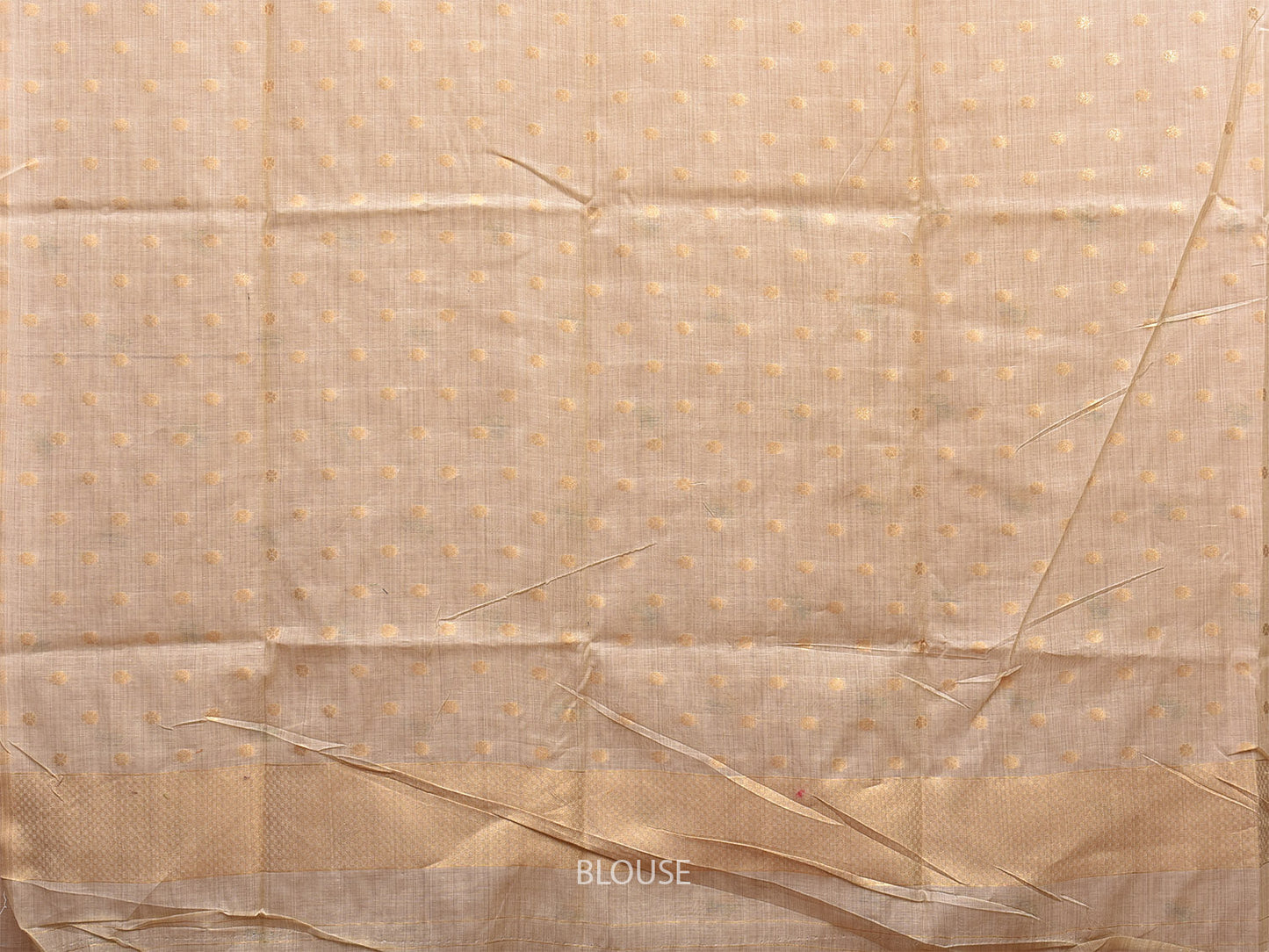 Cream Dhakai Jamdani Cotton Viscose Saree with Buta and Floral Pallu Design dj0019