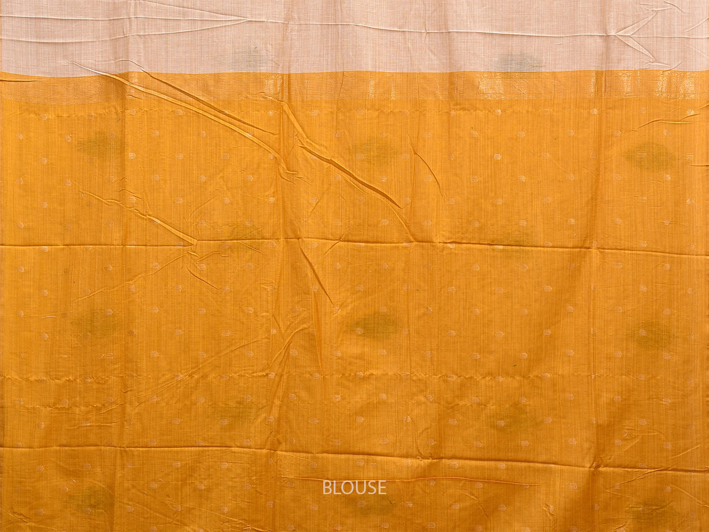 Cream Dhakai Jamdani Cotton Viscose Saree with Body Buta and Floral Pallu Design dj0021