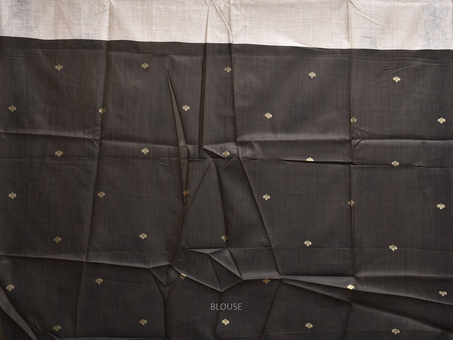 Beige Dhakai Jamdani Cotton Viscose Saree with Border and Pallu Floral Design dj0157
