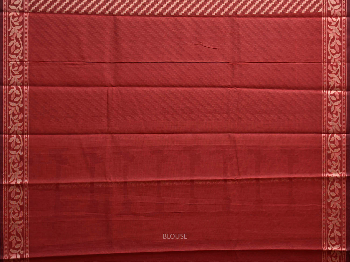 Maroon Dhakai Jamdani Cotton Viscose Saree with Diagonal and Floral Pallu Design dj0180